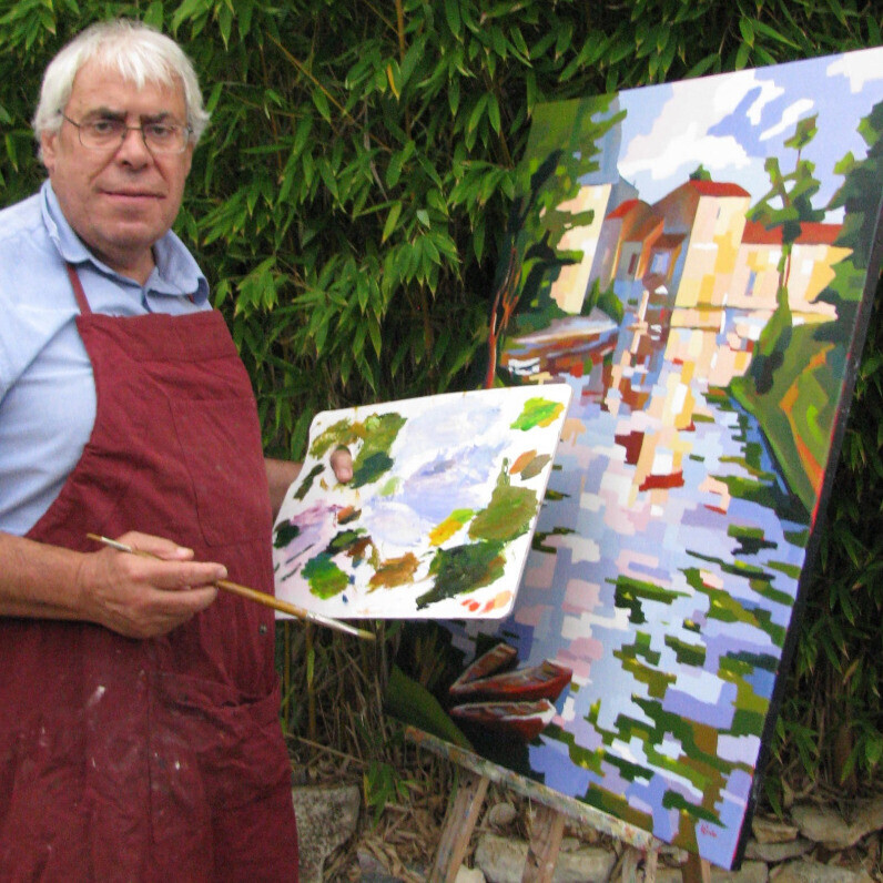 Jean-Noël Le Junter - Der Künstler bei der Arbeit