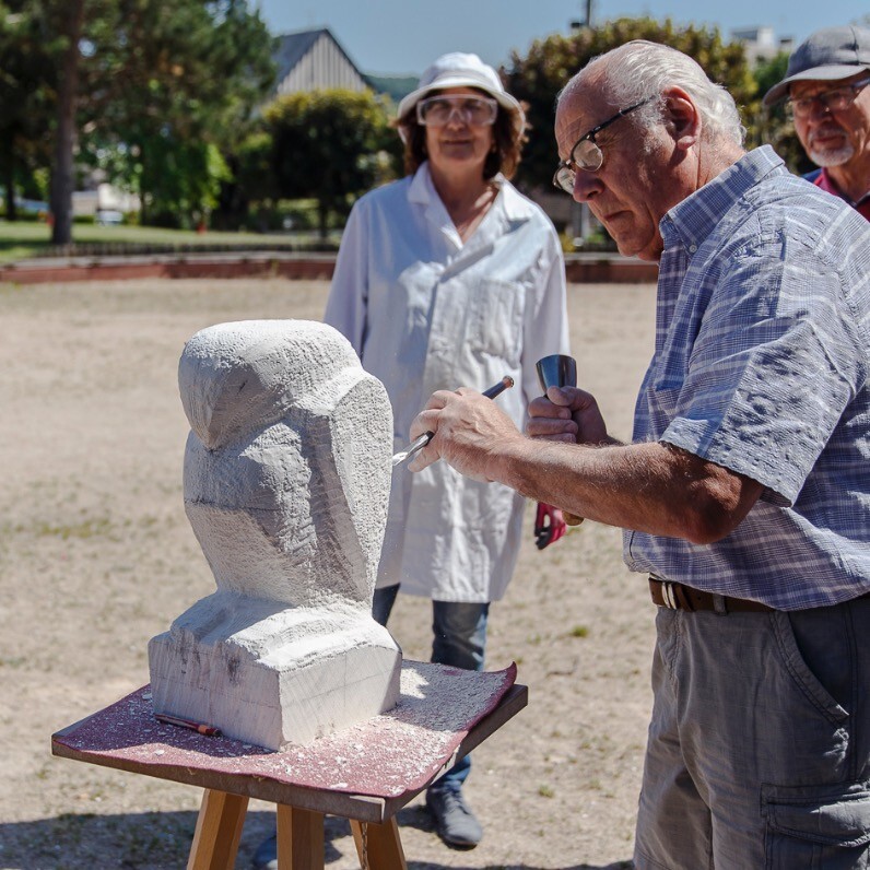 Jean-Paul Baudry - L'artiste au travail