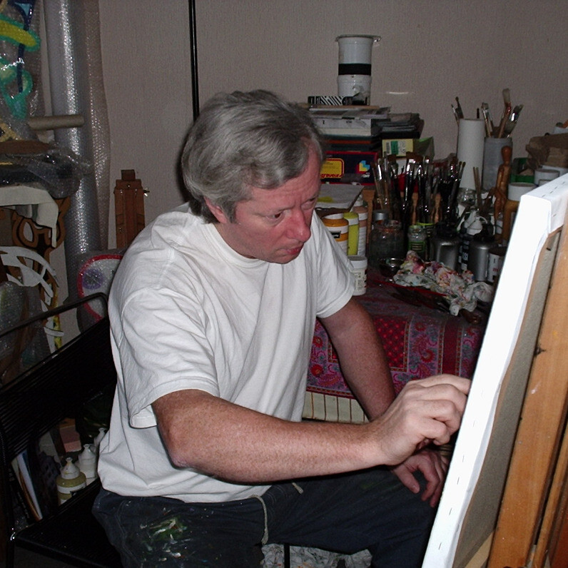 Jean-Pierre Borderie - L'artiste au travail