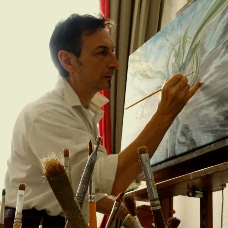 Jeanbernard Tessier - The artist at work
