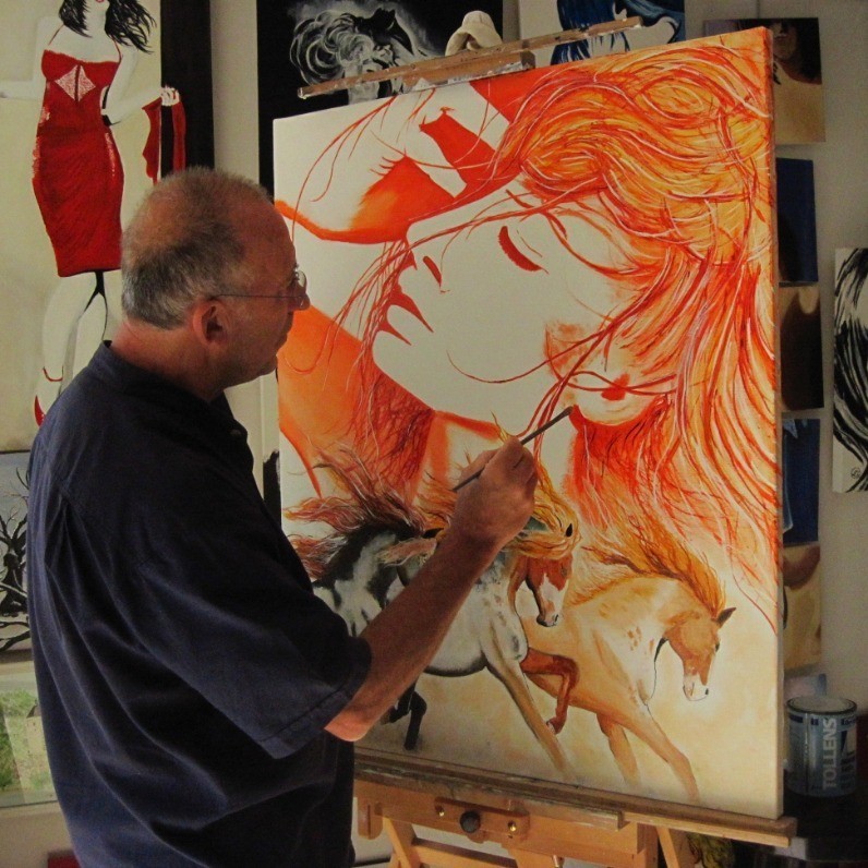 Jean Claude Ciutad-Savary - The artist at work