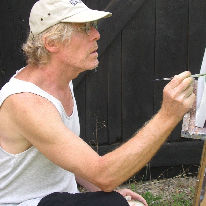 Jean Mirre - L'artiste au travail