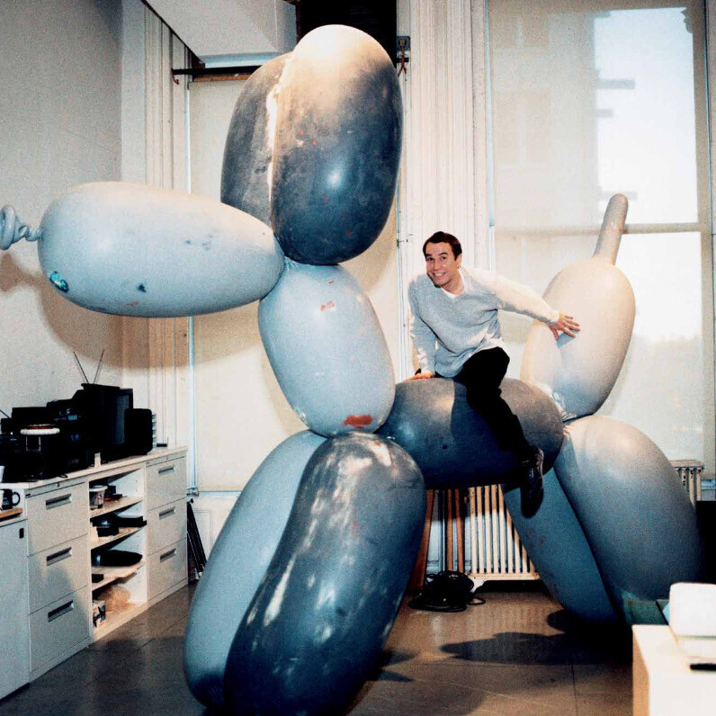Jeff Koons - O artista no trabalho