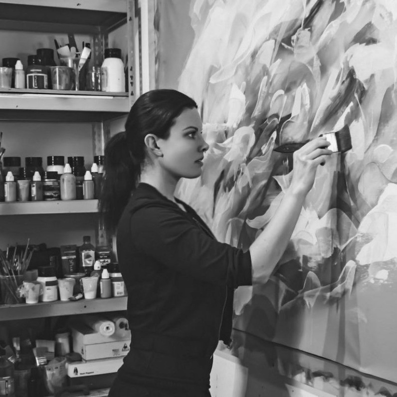 Jessica Hendrickx - The artist at work