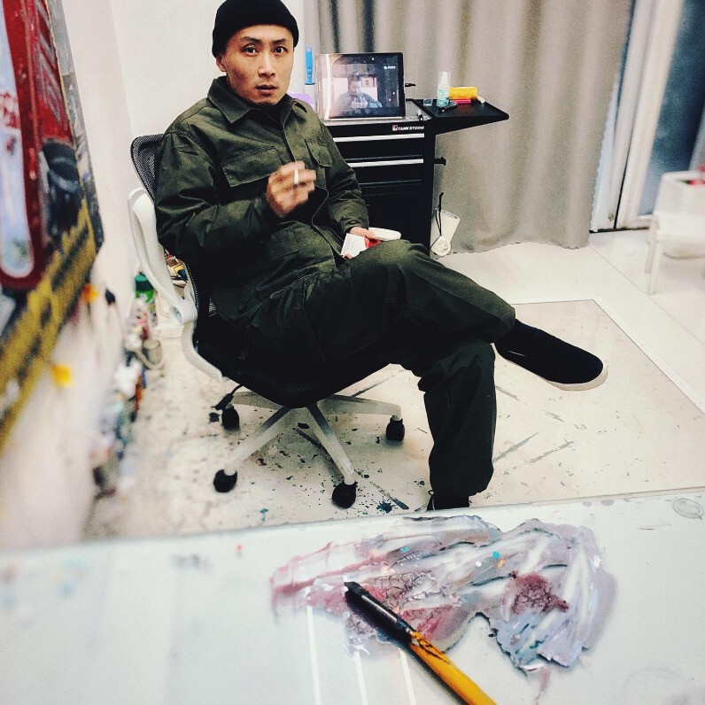 Jia Jing - L'artiste au travail