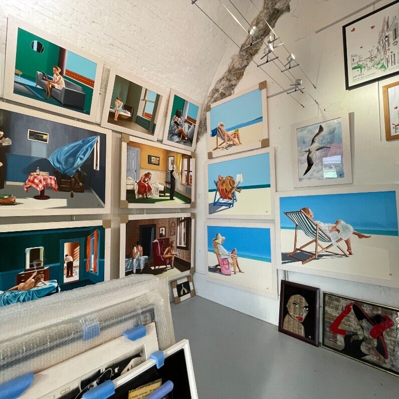 Jean-Jacques Venturini - L'artiste au travail