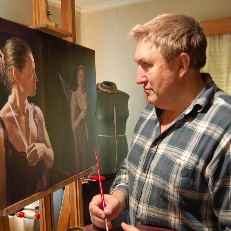 Jon Bøe Paulsen - The artist at work
