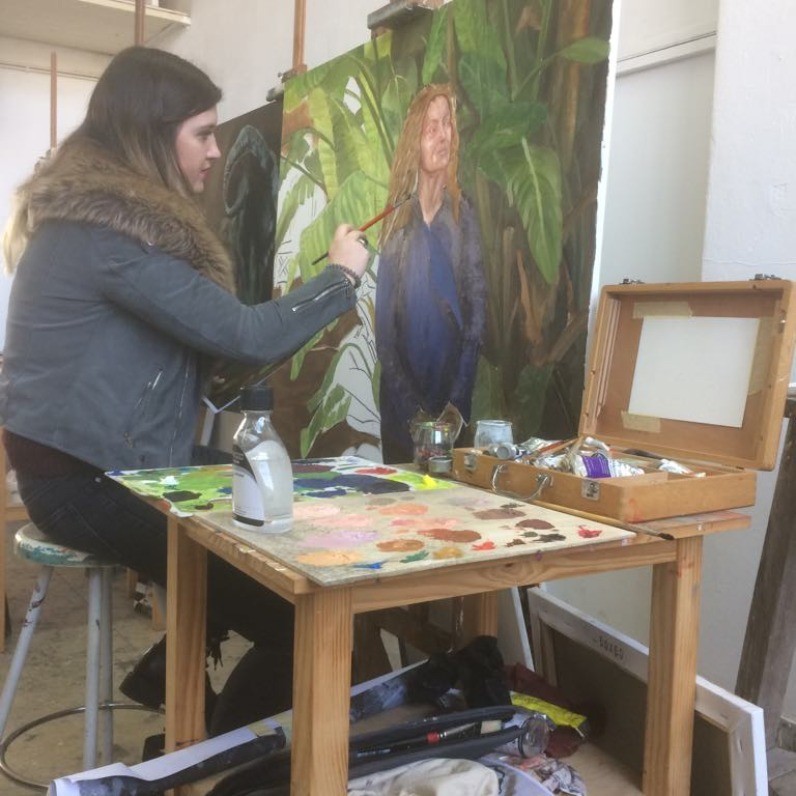 Juliana Birrento - O artista no trabalho