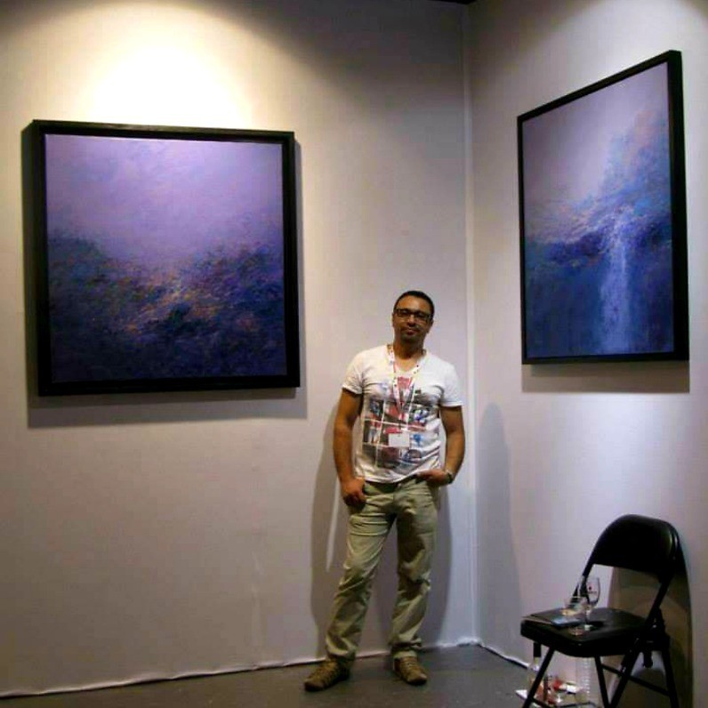 Kamal Inouri - The artist at work