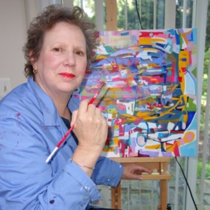 Karen L. Kirshner - The artist at work