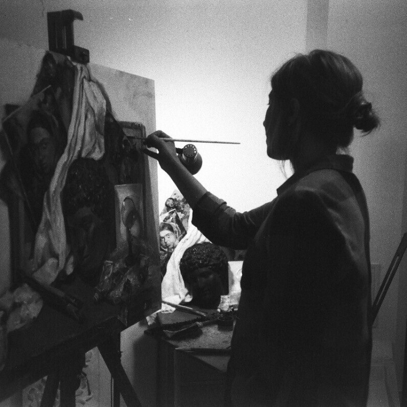 Katrin Rymsha - Художник за работой