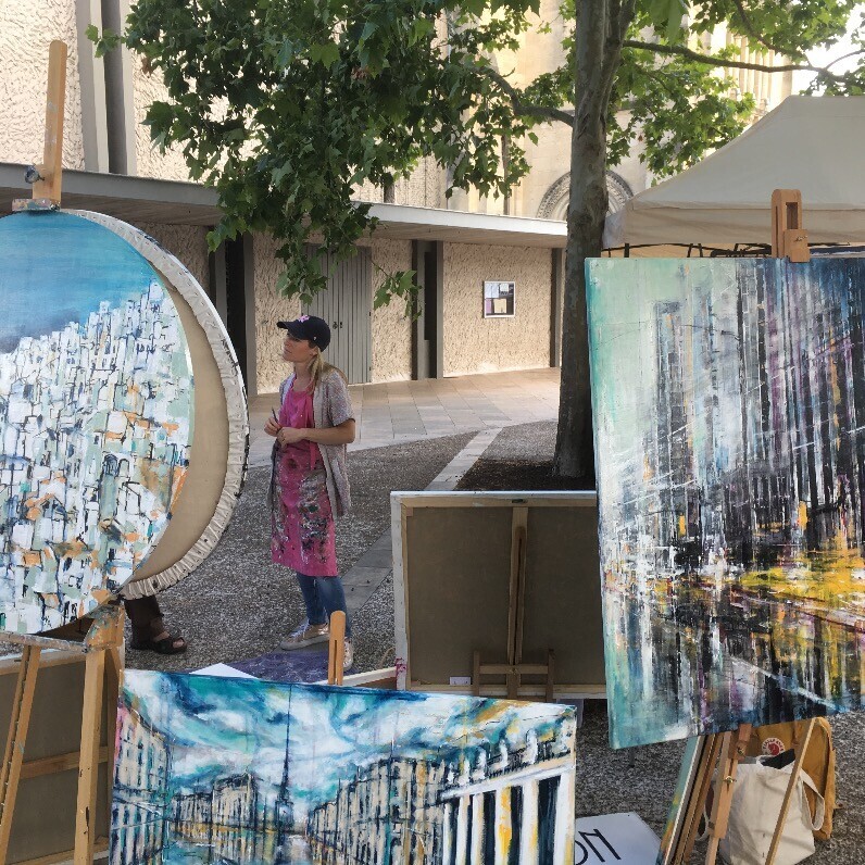 Kelly Allison - L'artiste au travail