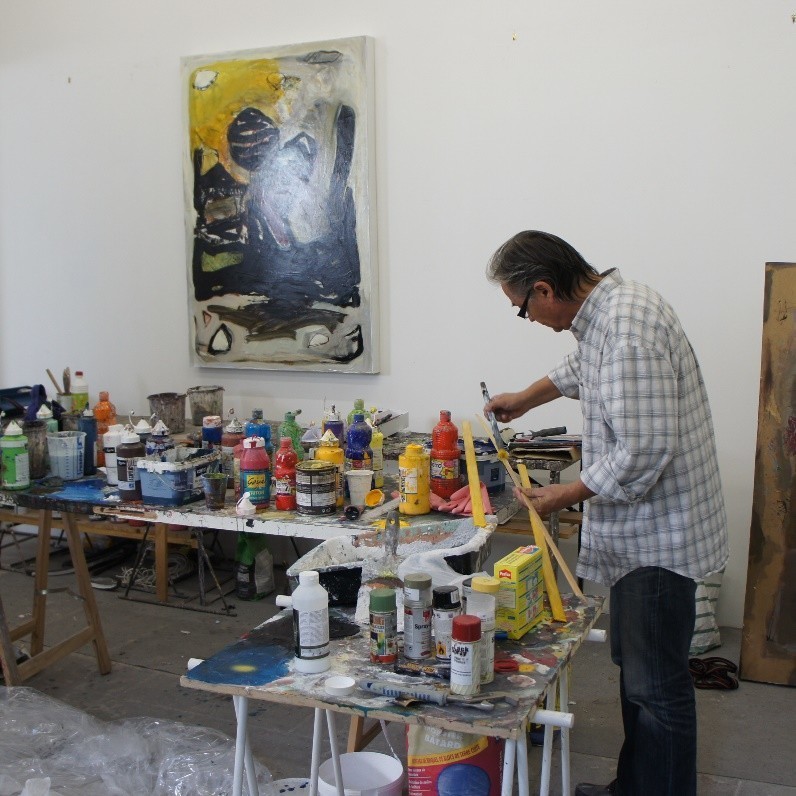 Didier Biffano - De kunstenaar aan het werk