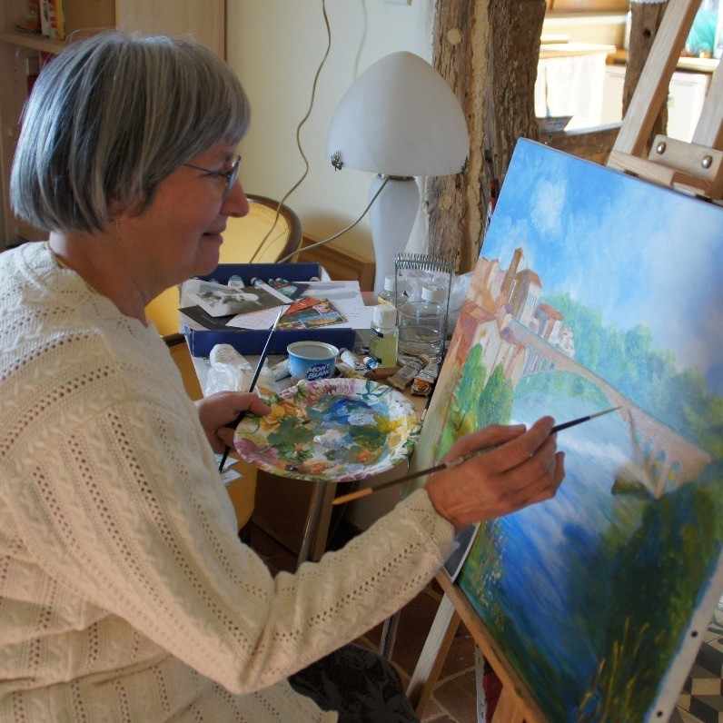 Maryvonne Lepinoy (MARLEN) - The artist at work