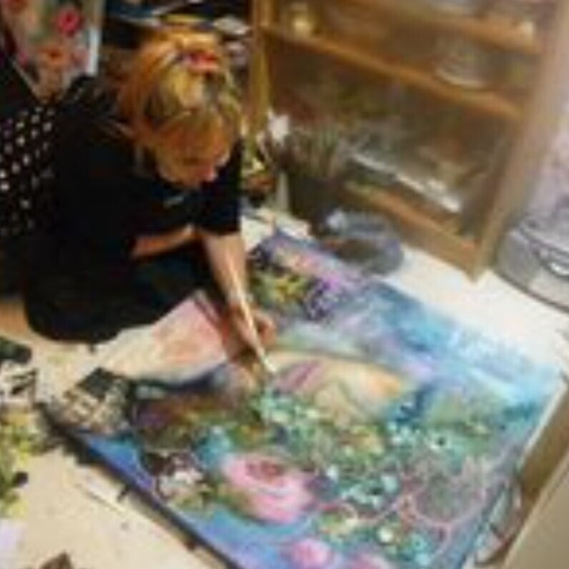 Liana Romeijn - The artist at work