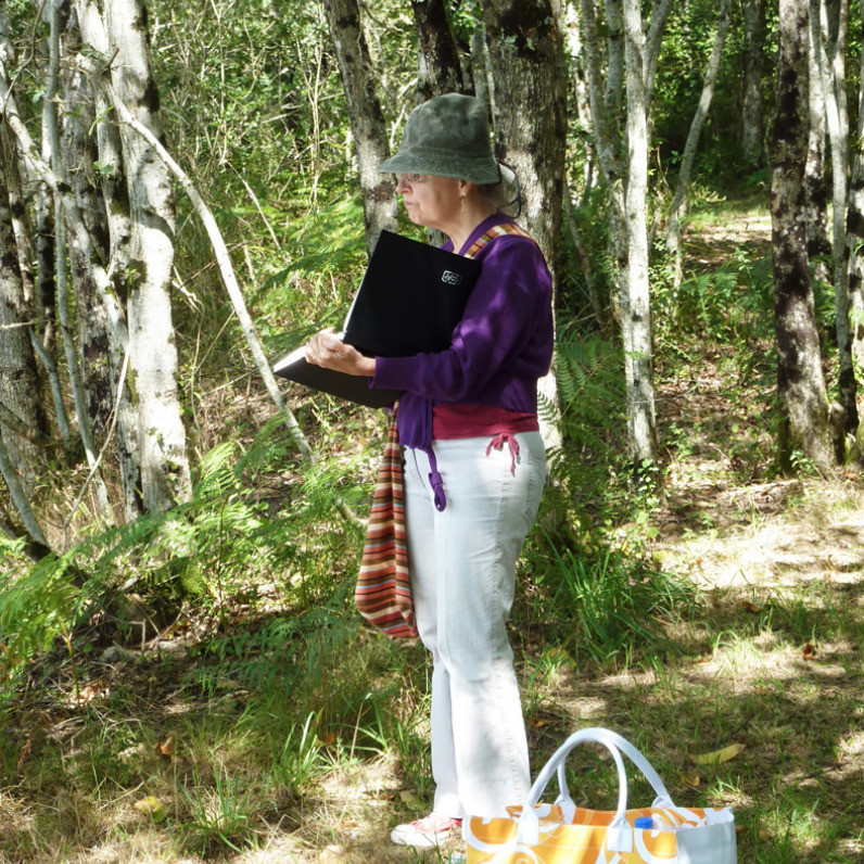 Liliane Camier - L'artiste au travail