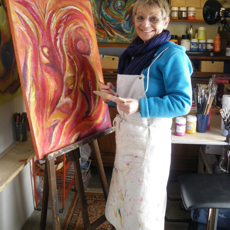 Liliane Cima - The artist at work