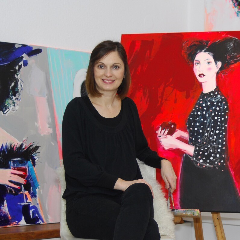 Liliya Nikolova - Der Künstler bei der Arbeit
