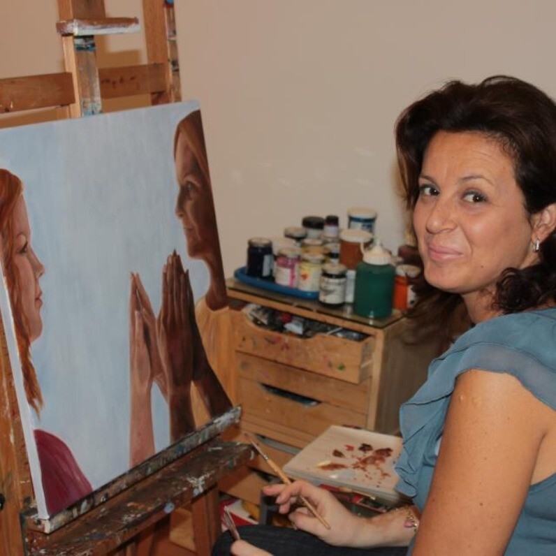Loredana Albanese - L'artista al lavoro