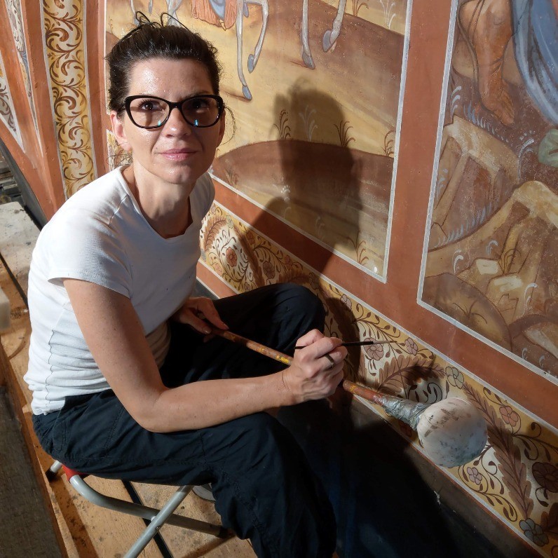 Lorena Iavorschi - The artist at work