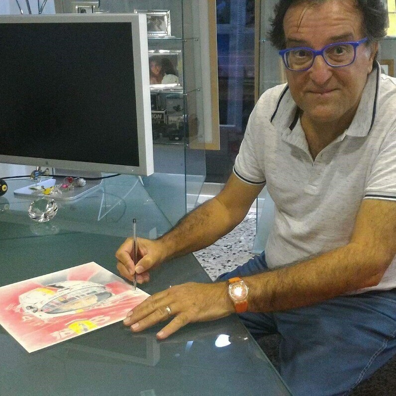 Lorenzo Benetton - Ο καλλιτέχνης στην εργασία