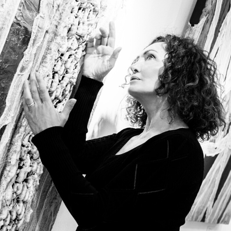 Luciana Gallo - L'artista al lavoro