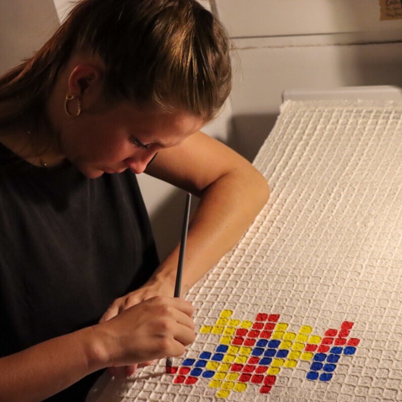 Lucie Gauthiot - L'artiste au travail