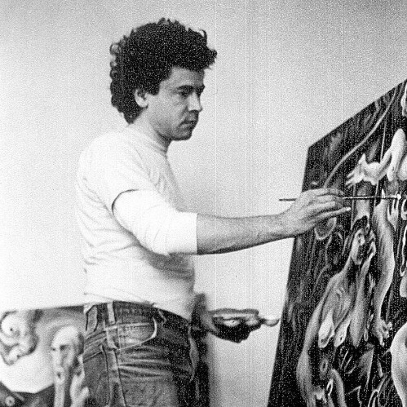 Lucien Ségura - L'artiste au travail