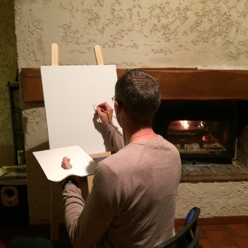 Mickael Gastineau - The artist at work