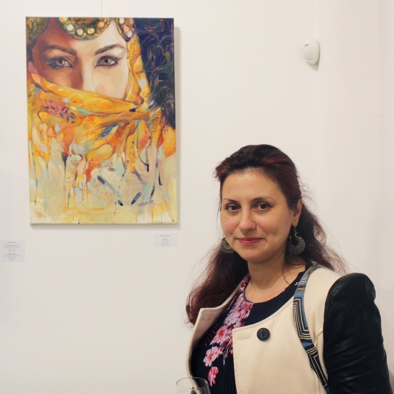 Milena Dimitrova - The artist at work