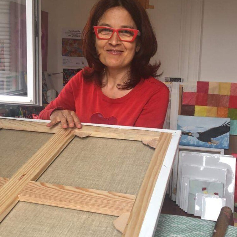 Magali Genetier - L'artiste au travail