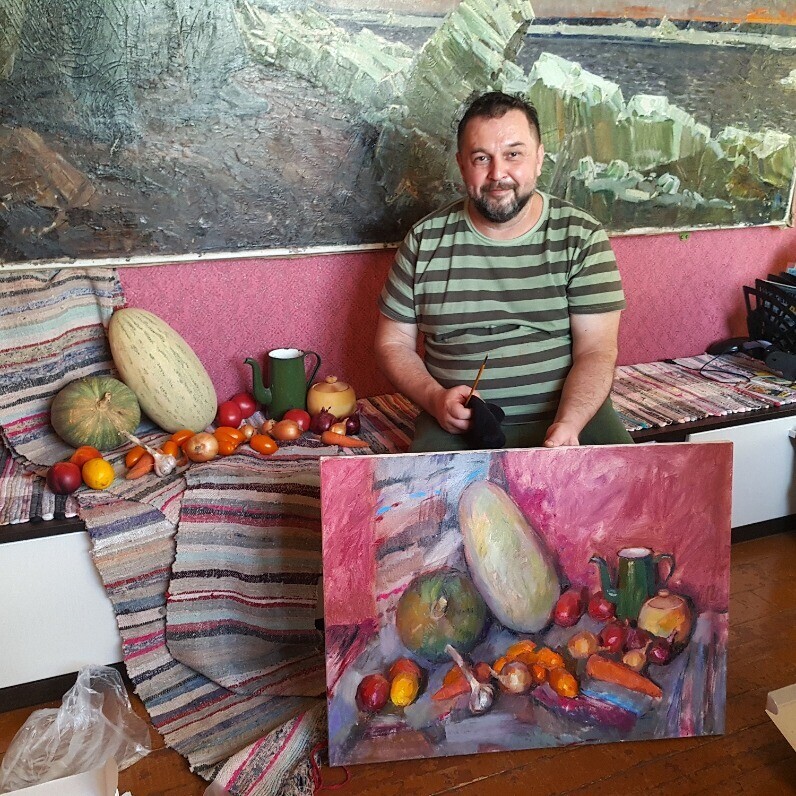 Vadim Makarov - Sanatçı iş başında