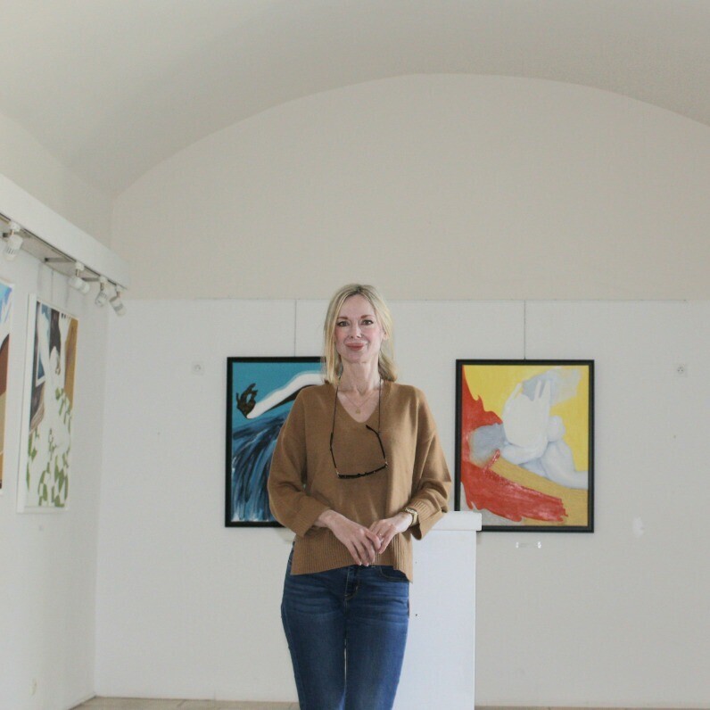 Malgorzata Martzloff-Kowalczyk - L'artiste au travail