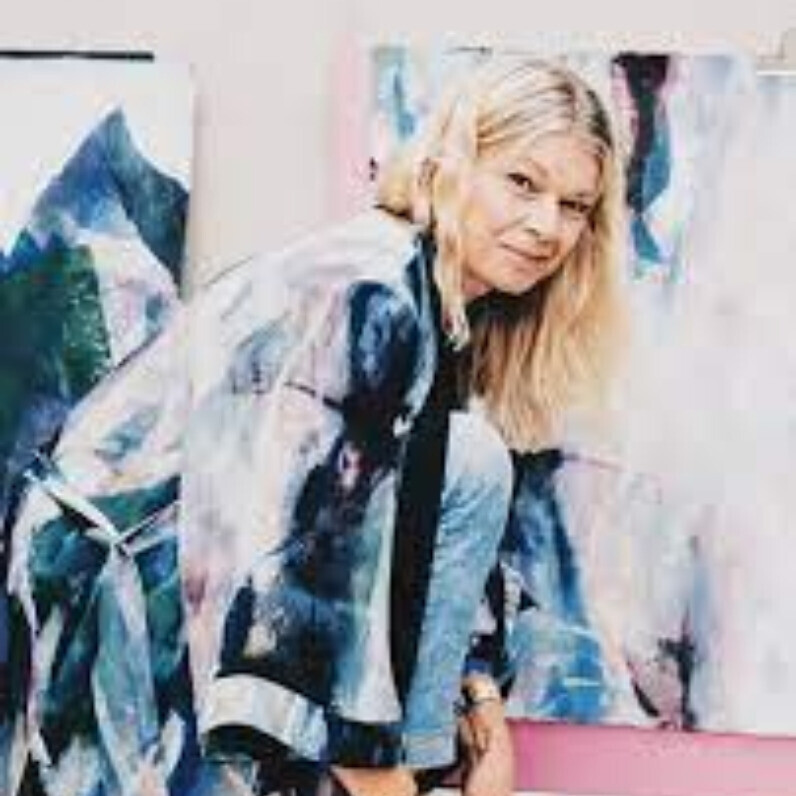 Maria C. Bernhardsson - L'artiste au travail