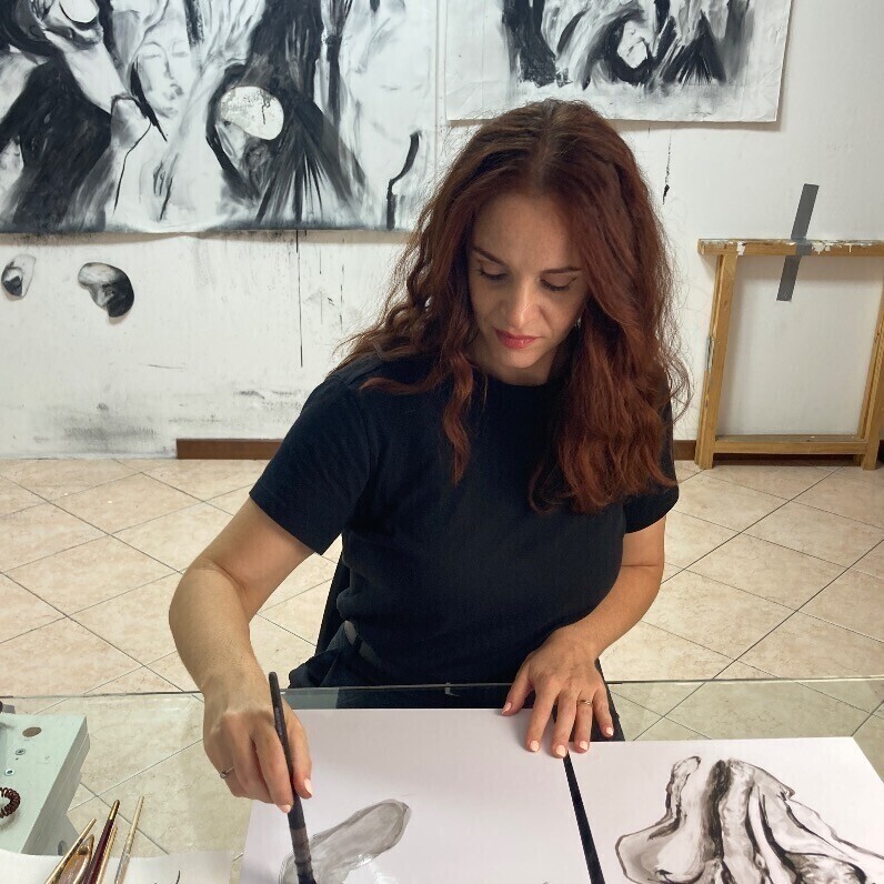 Maria Paola Grifone - L'artista al lavoro