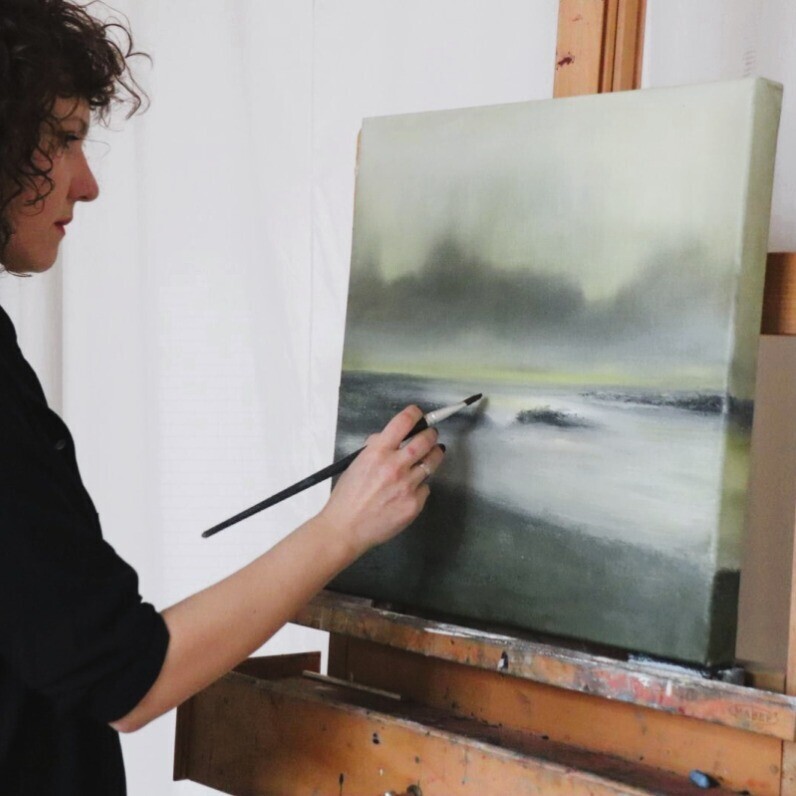 Marija Stefanovic - The artist at work