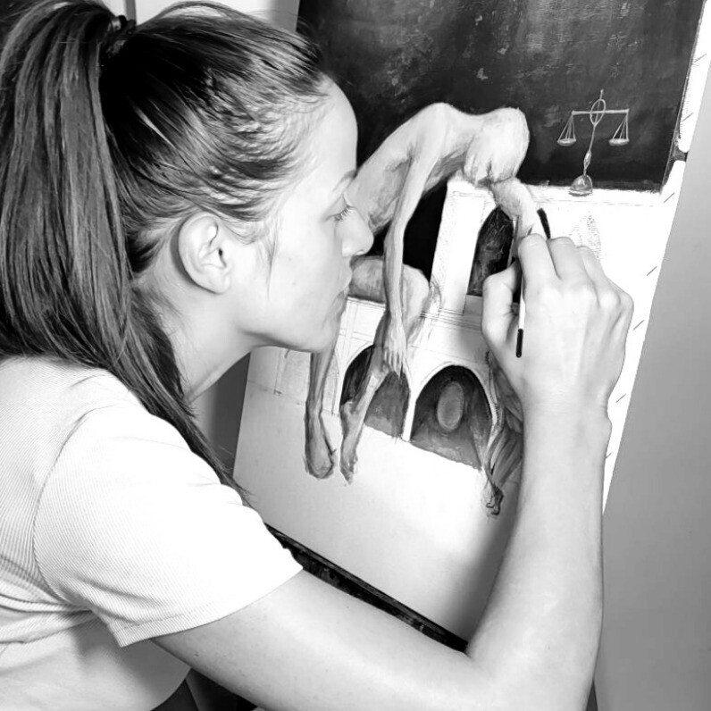 Marijana Rakićević - The artist at work