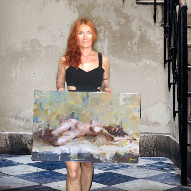 Marina Fedorova - The artist at work