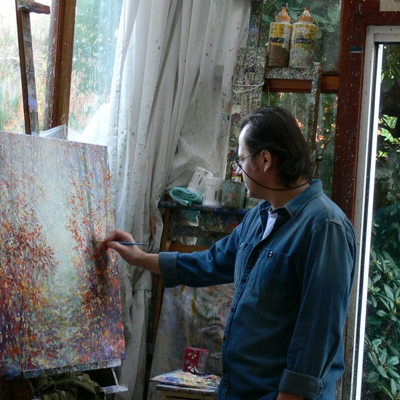 Mariusz Kaldowski - The artist at work