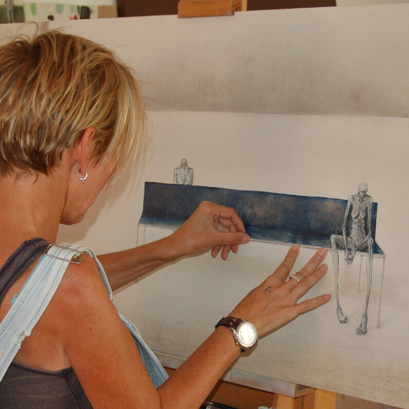 Marleen Pauwels - The artist at work