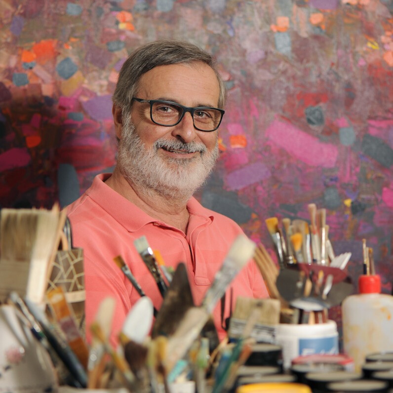 Maroun Hakim - The artist at work