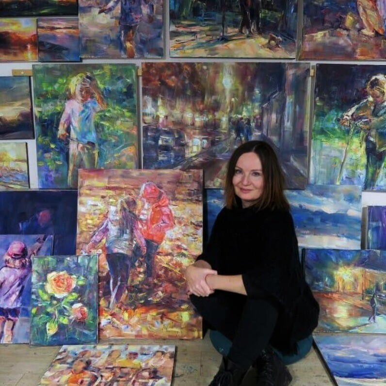 Marta Lipowska - L'artiste au travail