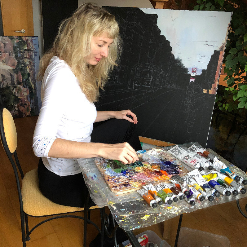 Martina Krupičková - The artist at work