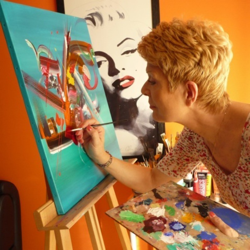 Martine Belfodil - The artist at work