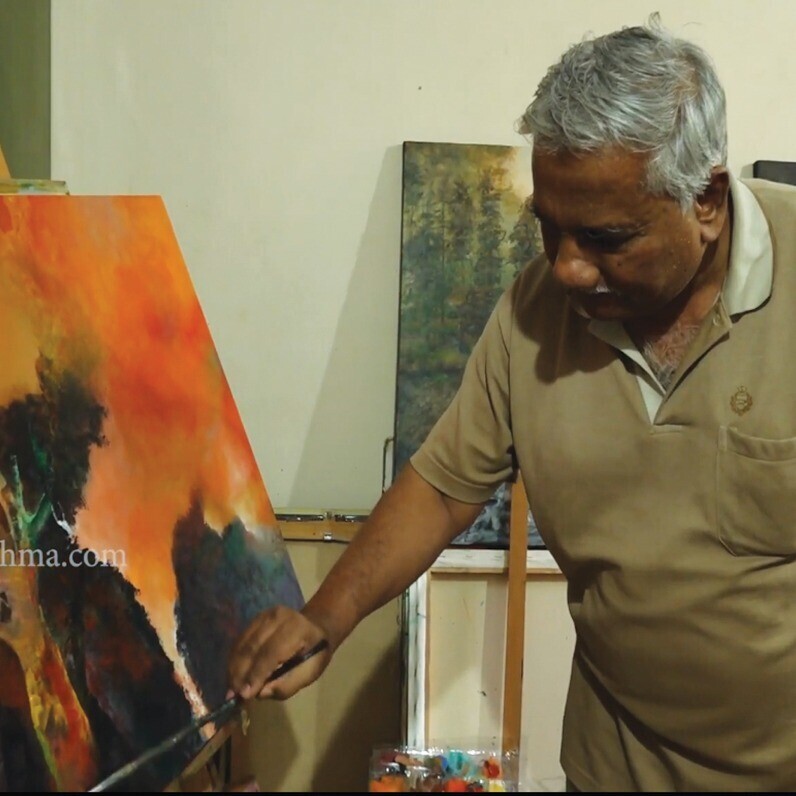 B. Maruthi - The artist at work