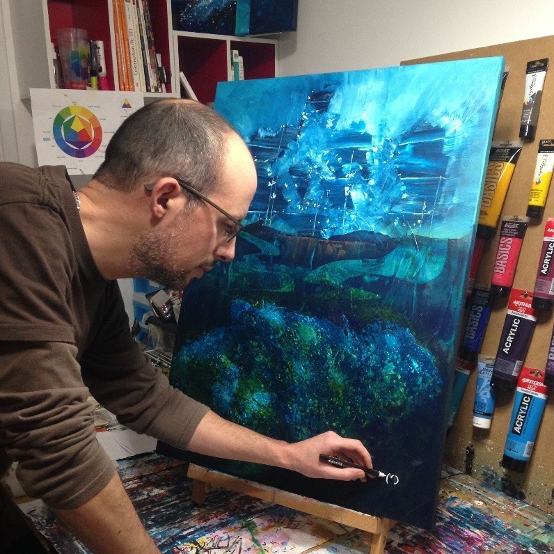 Matthieu Doré - The artist at work