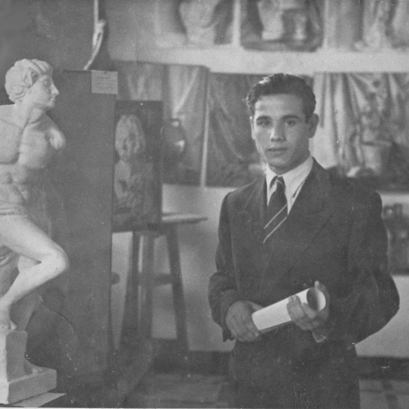 Maurice Fhima - L'artiste au travail