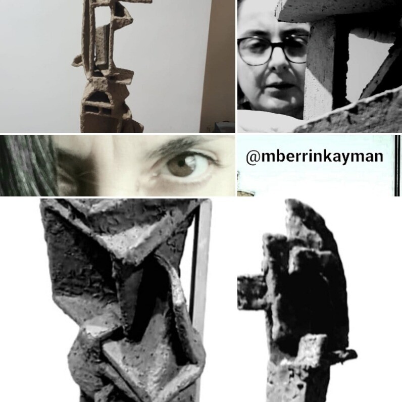 M Berrin Kayman - O artista no trabalho