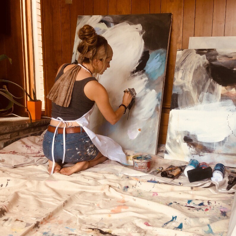 Mélissa Beaulieu - The artist at work