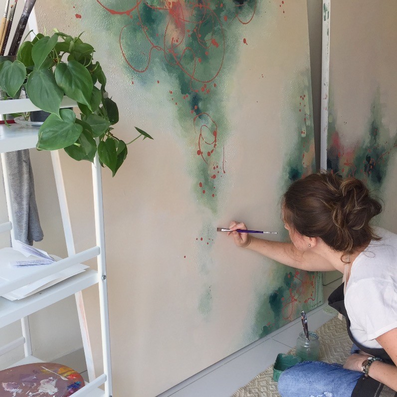 Melissa Goodenough - The artist at work